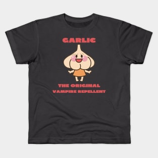 Garlic vampire Kids T-Shirt